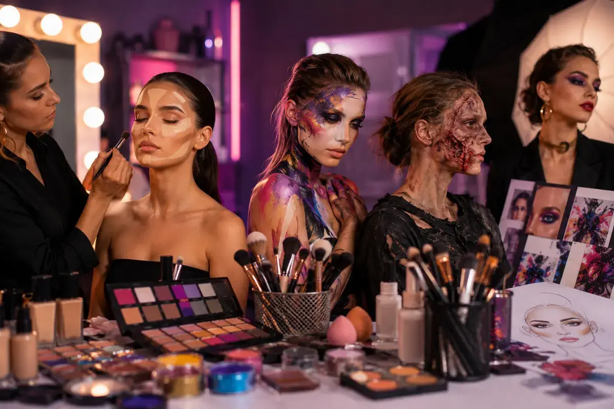 Maquillaje artístico editorial